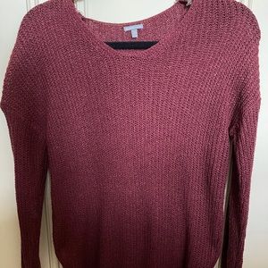 charlotte russe maroon sweater
